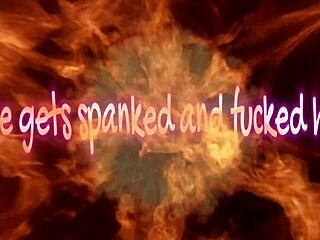 teen slave endures tough spanking and training session