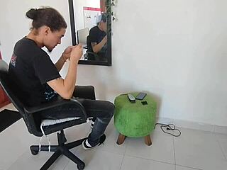 horny hermanastro gives me a wild blowjob before pounding hard