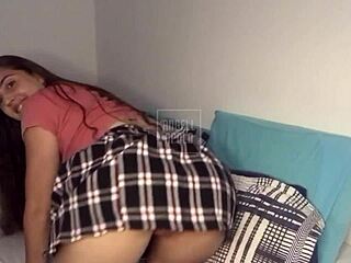 Daddy wants his new stepdaughter's round ass photographed