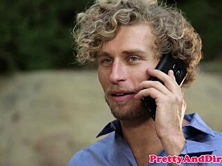 busty femdom takes control and gets pounded by her tied-up slave