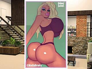 the pit's brady bunch pmv with huge cartoon cock