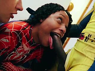 Man, I’m tearin’ up Deadpool n’ Spider-Man’s ass, Wolverine style, they swallowin’ every drop!