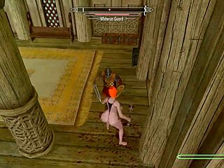 Redhead's Big Ass Bounces In Skyrim!