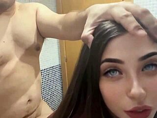 Stroked by Ebony Goddess in Wild Femdom Face Sitting