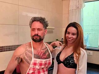 i went to cook for my neighbor and her daughter and ended up eating both in the kitchen