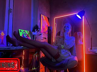 Hey, check out this real-time transformation into wild femdom play