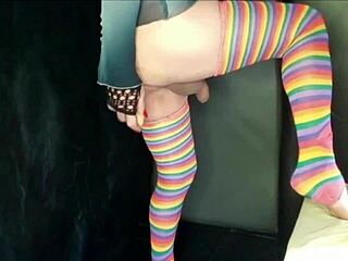 Stepbrother risks it all, creampies teen stepsister's tight asshole