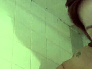 scarlett johnson teases with a wet shower surprise