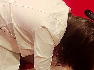 My Homemade Clip of Sexy Nurse Giving Cunnilingus and Blowjob to Orgasm