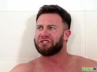 Hey girls, wanna share this dick with me during nuru massage? Seth Gamble, Lucky Anne, Megan, pure naughty fun.