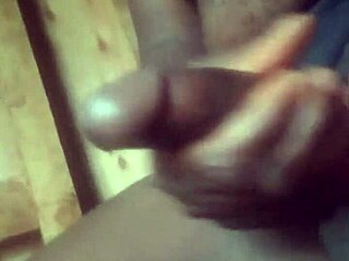 real african shemale masturbation big cumshot close-up