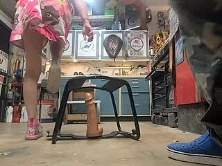 Sexy Girl Rides Dildo, Send Love For More Content