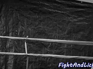 Bigtitted Eurobabe Wrestles Lesbian Beauty in Glamour Match