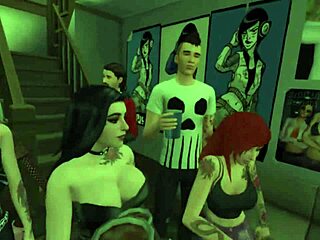 Pov Sex With Goth Chick At Party In Sims 4