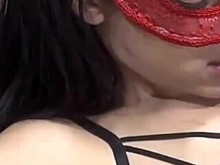 watching this cute latina kiss her buff friend is hot