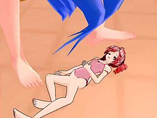 In the story, mmd barefoot trample fetish unfolds