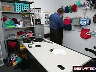 Security Officer Justin Magnum Confronts Delilah Day Over Stolen Underwear Under Her Hijab. She Denies It, But Footage Reveals Her Slutty Side