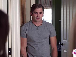 hey, shorties macy meadows and sera ryder team up on stepbro's cock for that cum growth