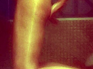 Hard fuck in the sauna with hot latina during quickie shower sex