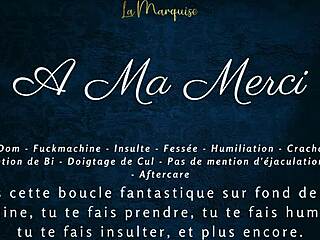 A ma merci - french dirty talk joi femdom audio asmr