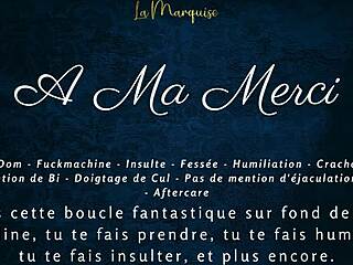 A ma merci - french dirty talk joi femdom audio asmr