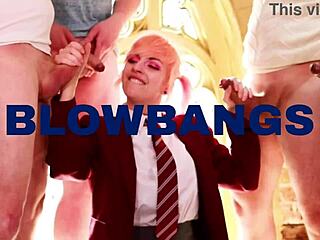 British Teen's Sloppy Blowjob Meets Tit Wank