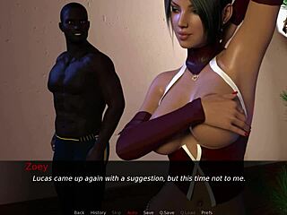 Zoeys Christmas Gift Unwraps Big Black Cock