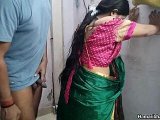 Indian Desi Bhabhi Fucked Hard While Wearing Traditional Saree
