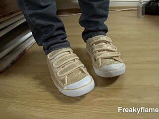 Wild Threesome with Dildo Play and Shaved Pussy Action in Freaky Flames