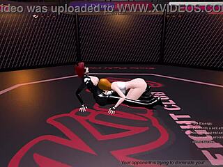 Kinky sex fight erupts in rough match with wild domination