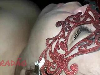 Latina mature worships old man's ass with humiliation and saggy tits