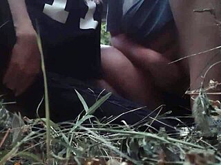 girls fly orgasm from outdoor masturbation in panties