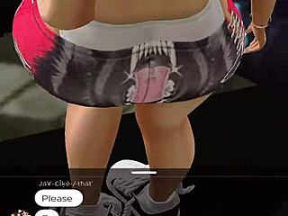 big booty latina bitch twerks at party with jerk off instructions