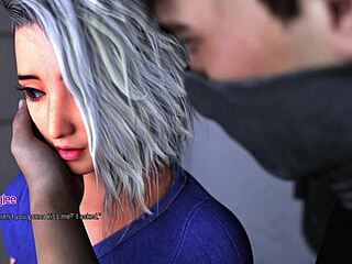 Hot busty blonde roommate licks and rides a large cock for creampie