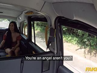 British Luci Reign Bangs Taxi Driver's Huge Cock in Fake Taxi