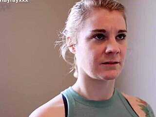 Gym Lesbian Licks Pussy After Meeting