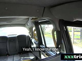 Hot British TV Star Pippa Blonde Bangs Cab Driver in Wild London Ride