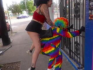 Josie jaxxon cheats on husband with gibby the clown in atlanta 😈