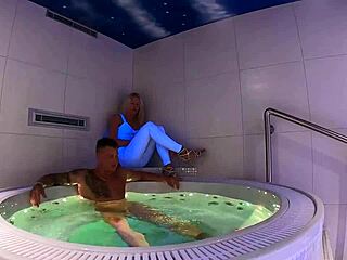 thomas j and claudia mac chilling at home together