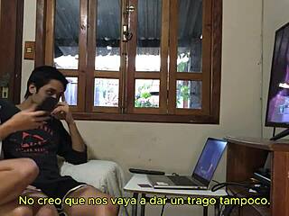 Hey, let me watch the game, woman, can't take it!