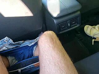 i felt so wet giving that taxi driver a deep slobbery blowjob in the car to skip the fare