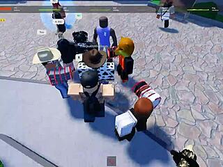 Sexy Roblox porno action got me hyped up, damn!