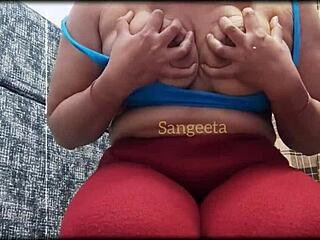 Sangeeta pranavi shaving and talking dirty in hindi.