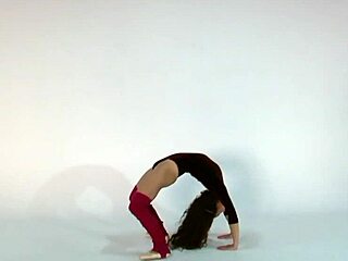 anna ocean: hot gymnast brunette with small teen charm