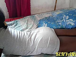 hot african amateur wife gets rough bent over fucking from her husband