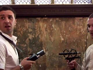 Two Teens Bent Over for Monster Cocks in Ass Fucking and Cumshot Scene