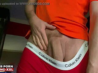 prollking xxl shows off his massive bulge in sneakers and socks, fetish style