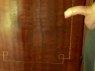 Candie Cross polishes cocks in maid costume.