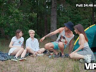 VIP4K Couples Go Wild Licking Asses and Fucking in Woods