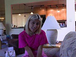 College babysitter Lilith Grace rides boss Seth Brogan in bent over creampie